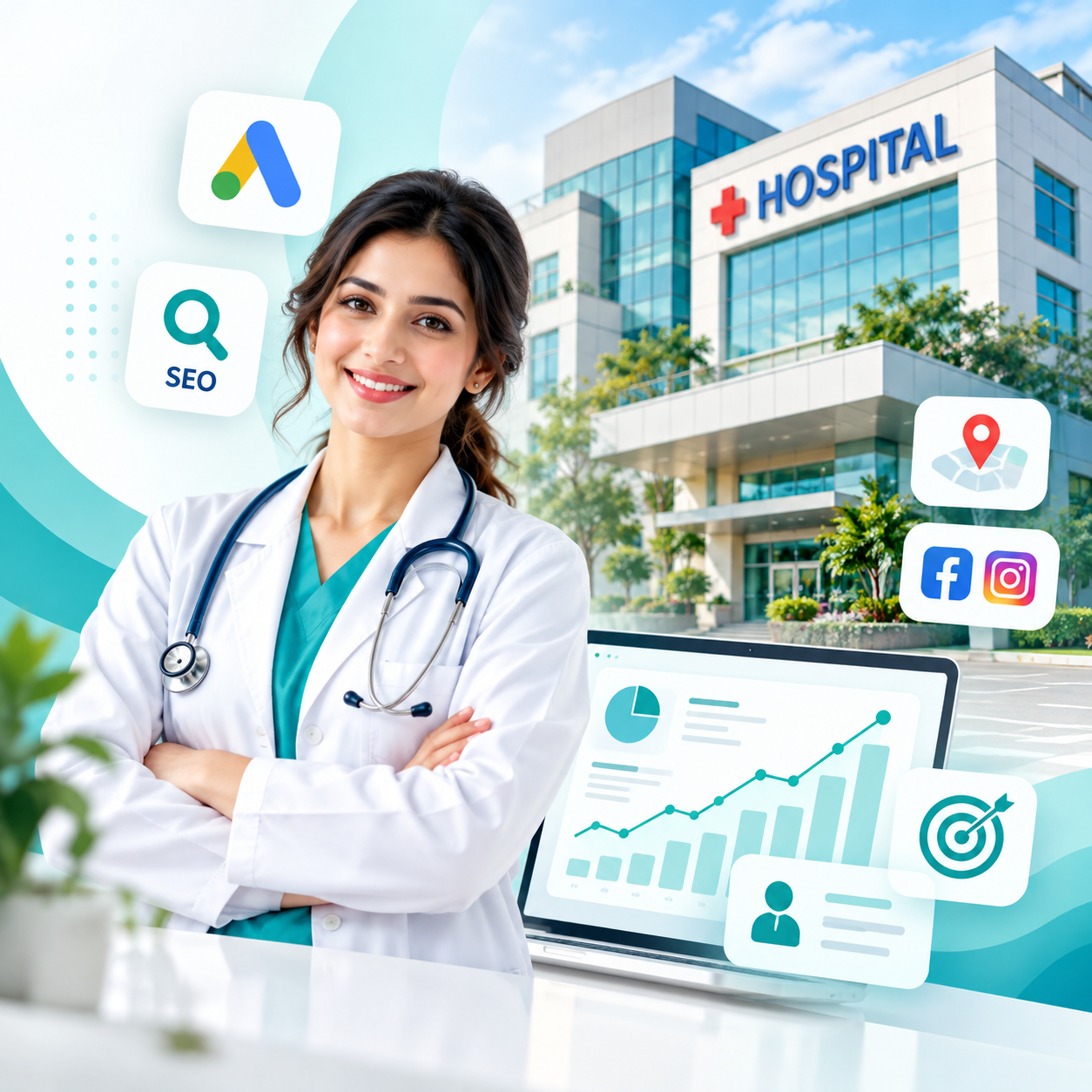 Hospital Digital Marketing Agency in Lucknow Hospital digital marketing agency in Lucknow